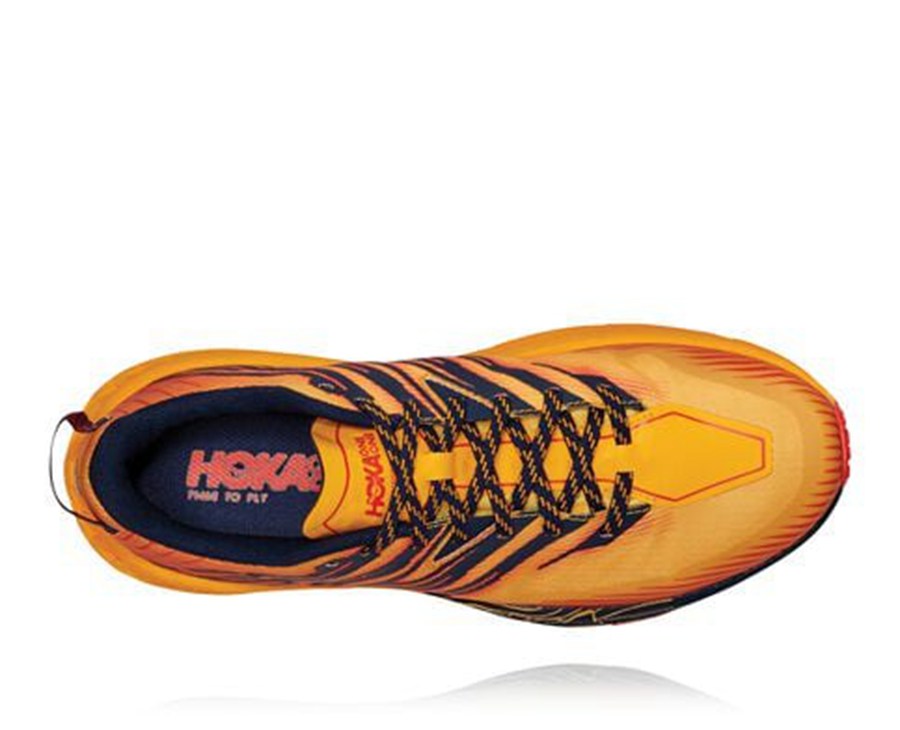 Hoka One One Trail Schoenen Heren - Speedgoat 4 - Oranje - QI5379120